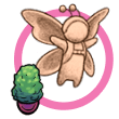 Avatar de mariposa con el icono de una planta Avatar de mariposa con el icono de una planta
