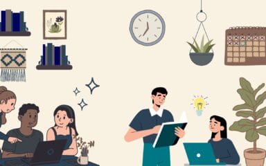Socialización en la pancarta de CASC
